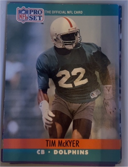 1990 Pro Set #561 Tim McKyer — front