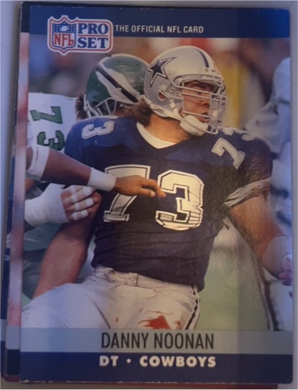 1990 Pro Set #481 Danny Noonan Dallas Cowboys — front