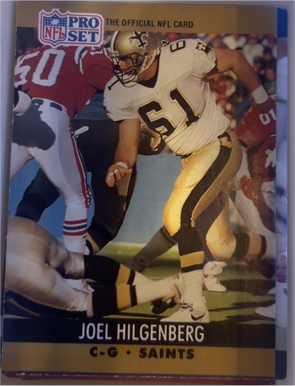 1990 Pro Set #588 Joel Hilgenberg — front
