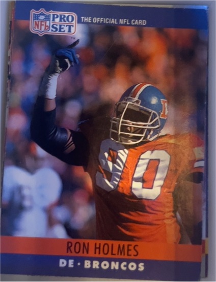 1990 Pro Set #90 Ron Holmes — front
