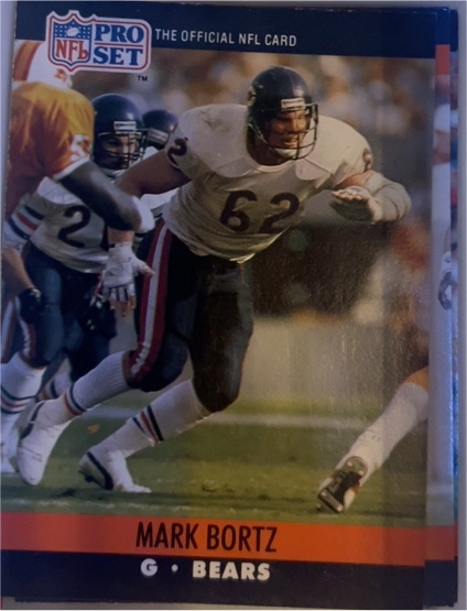 1990 Pro Set #447 Mark Bortz — front