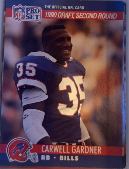 1990 Pro Set #711 Carwell Gardner — front
