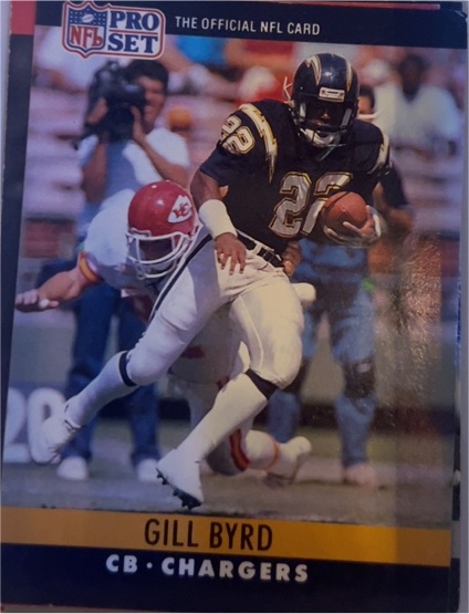 1990 Pro Set #277 Gill Byrd — front