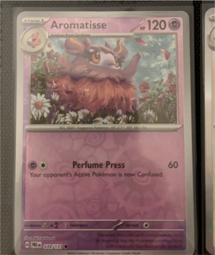 2017 Pokémon SV: Prismatic Evolutions #039 Aromatisse — front