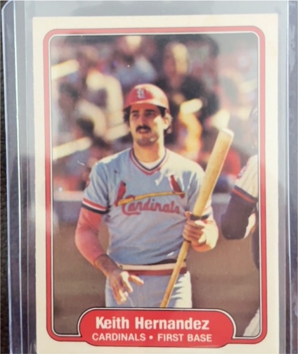 1982 Fleer #114 Keith Hernandez — front