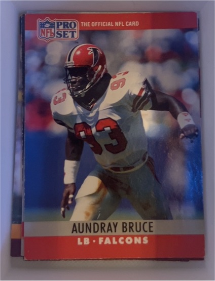 1990 Pro Set #30 Aundray Bruce — front