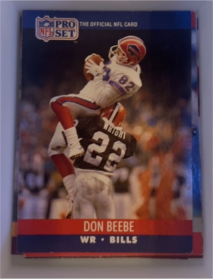 1990 Pro Set #435 Don Beebe Buffalo Bills — front