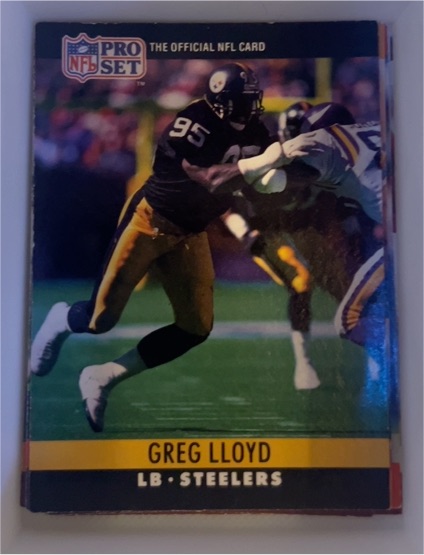 1990 Pro Set #272 Greg Lloyd — front