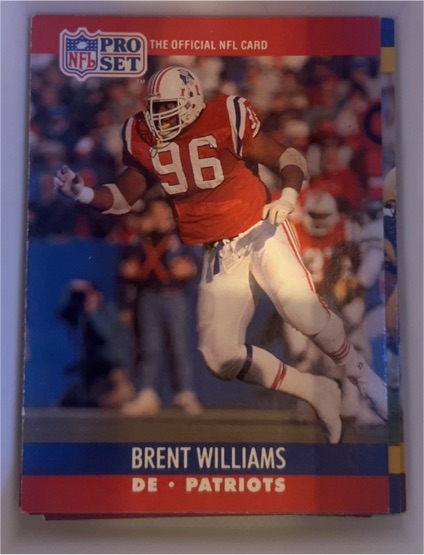 1990 Pro Set #583 Brent Williams — front