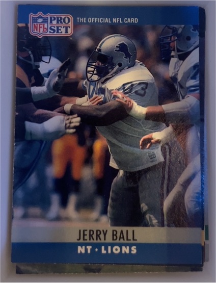 1990 Pro Set #96 Jerry Ball — front