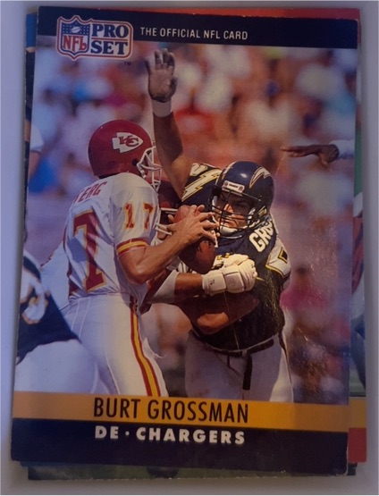 1990 Pro Set #279 Burt Grossman — front