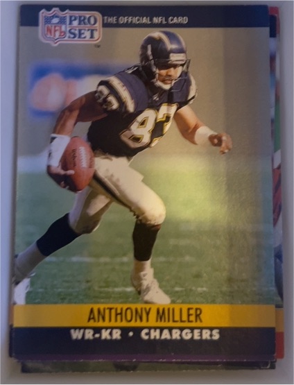 1990 Pro Set #630 Anthony Miller — front