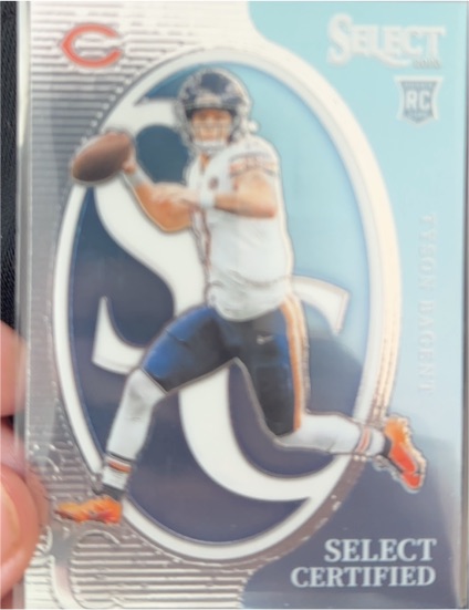 2023 Panini Select Certified Rookies #CRO-TBA Tyson Bagent — front
