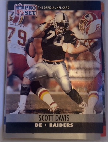 1990 Pro Set #542 Scott Davis — front