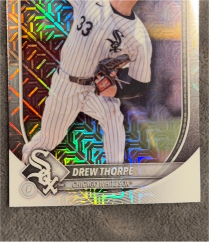 2025 Bowman #8 Drew Thorpe — front