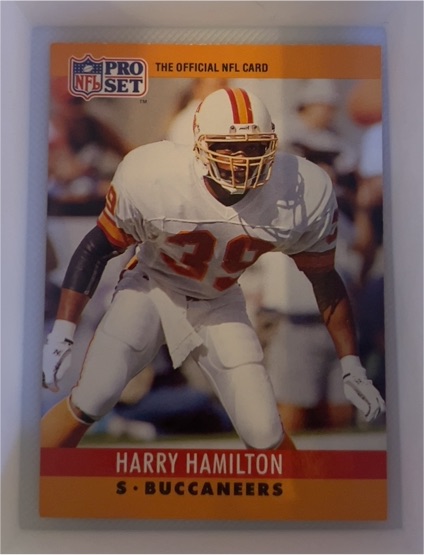 1990 Pro Set #311 Harry Hamilton — front