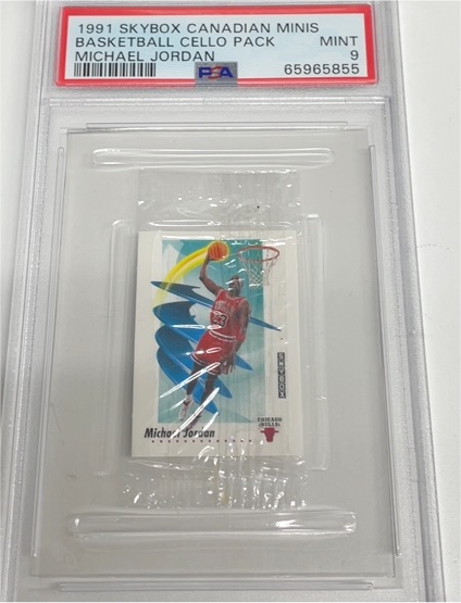 1991 Skybox Canadian Minis #7 Michael Jordan — front