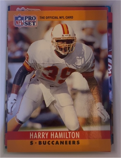 1990 Pro Set #311 Harry Hamilton — front