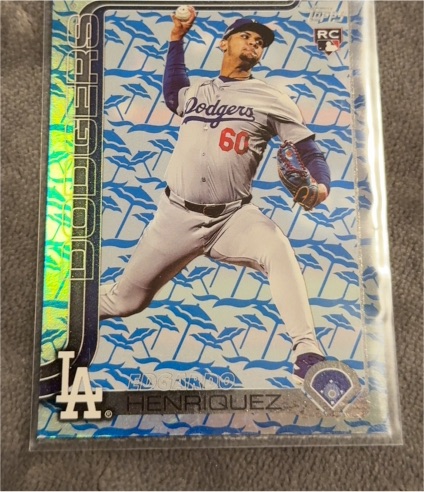 2025 Topps #513 Edgardo Henriquez Holiday — front