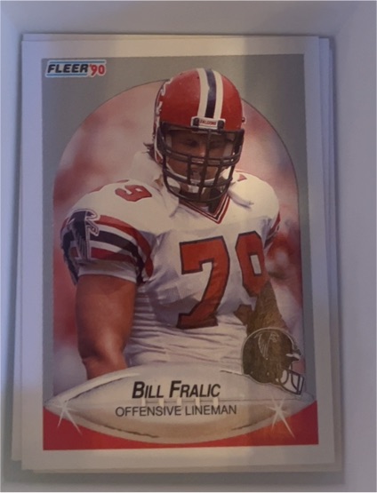 1990 Fleer #375 Bill Fralic — front