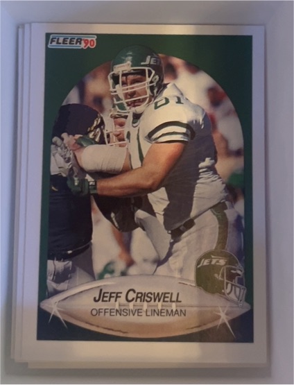 1990 Fleer #359 Jeff Criswell — front