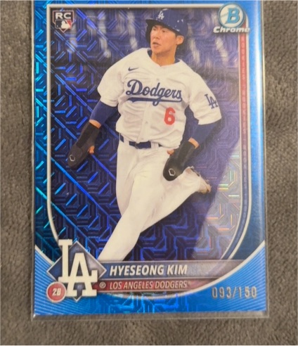 2025 Bowman Chrome #91 Hyeseong Kim — front