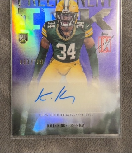 2024 Topps Signature Class #PI-KK Kalen King Preeminent Ink Auto — front