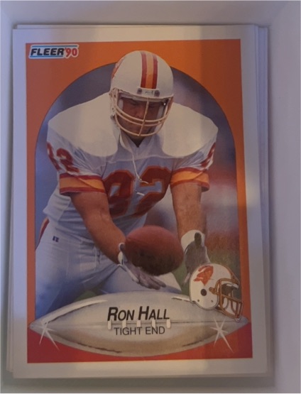 1990 Fleer #346 Ron Hall — front
