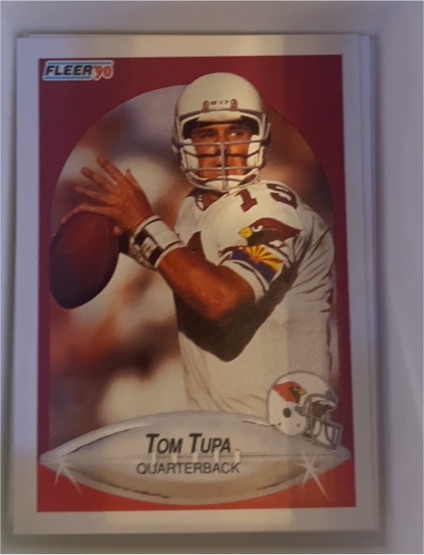 1990 Fleer #341 Tom Tupa — front