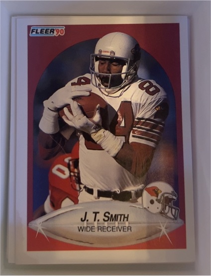 1990 Fleer #340 J. T. Smith — front