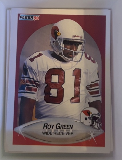 1990 Fleer #334 Roy Green — front