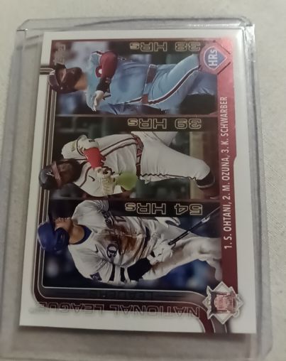 2025 Topps Series 1 #144 Shohei Ohtani / Marcell Ozuna / Kyle Schwarber — front