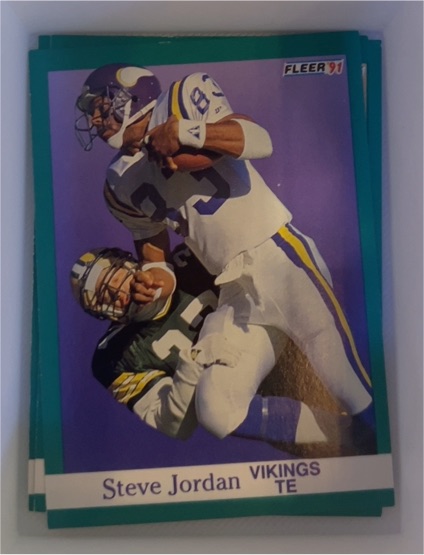 1991 Fleer #284 Steve Jordan — front