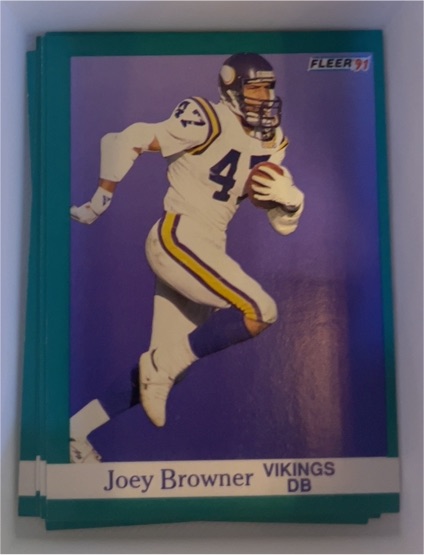 1991 Fleer #278 Joey Browner — front
