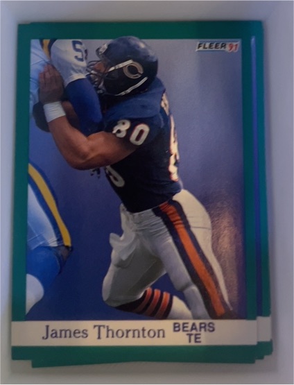 1991 Fleer #226 James Thornton — front