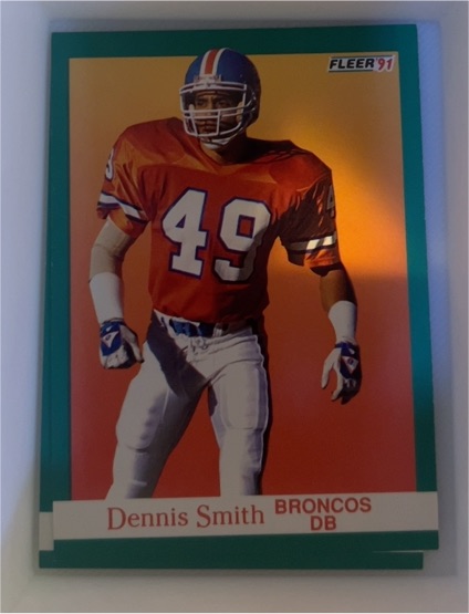 1991 Fleer #54 Dennis Smith — front
