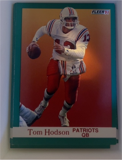1991 Fleer #139 Tom Hodson — front