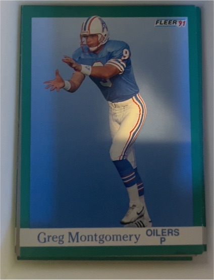 1991 Fleer #69 Greg Montgomery — front