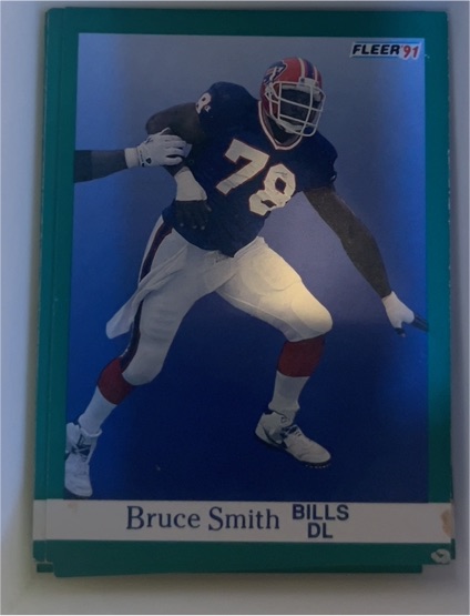 1991 Fleer #11 Bruce Smith — front