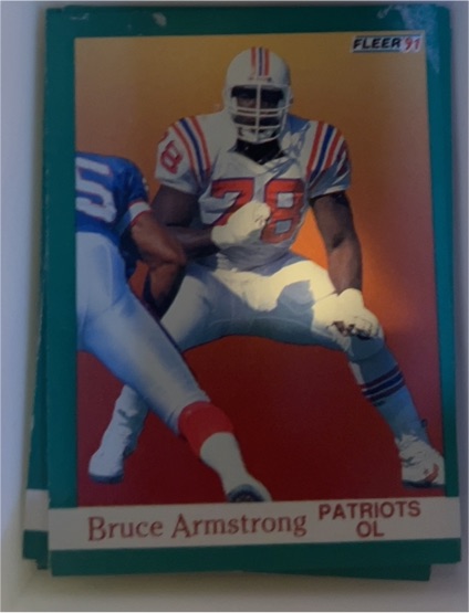 1991 Fleer #134 Bruce Armstrong — front