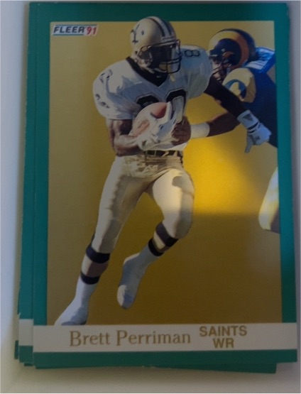 1991 Fleer #91 Brett Perriman — front