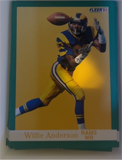1991 Fleer #264 Willie Anderson — front