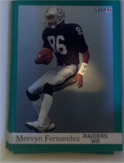1991 Fleer #106 Mervyn Fernandez — front