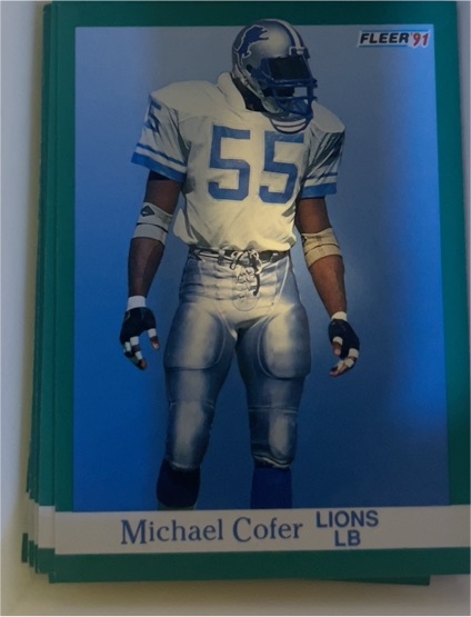 1991 Fleer #244 Michael Cofer — front