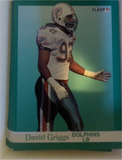 1991 Fleer #122 David Griggs — front