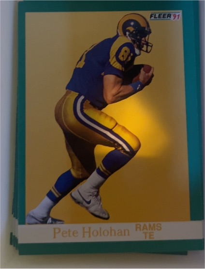 1991 Fleer #270 Pete Holohan — front