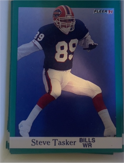 1991 Fleer #13 Steve Tasker — front