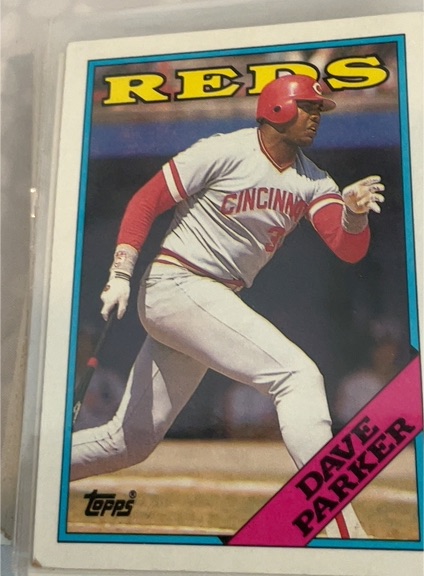 1988 Topps #315 Dave Parker — front