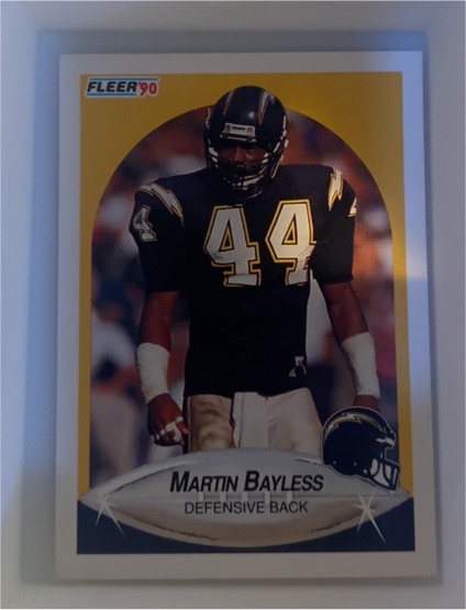 1990 Fleer #304 Martin Bayless — front
