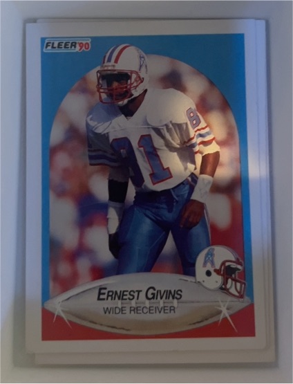 1990 Fleer #127 Ernest Givins — front